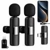 Tart  K9 Dual Wireless Mic with Receiver for Clear Audio Video Recording