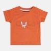 MINI KLUB Knit Elastic Top And Bottom-Orange/Black