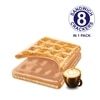Malkist Cheese and Cappuccino Flavoured Cracker Biscuits (family pack) - 144g (Pack of 4)