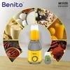 Benito PRESSIO Nutri Mixer 550 watt Mixer Grinder with 2 Jars | Durable Shockproof ABS Body | Powerful Motor with Advanced Grinding Technology | Elegant Yellow & Grey Finish come with 1-Year Warranty