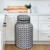 Dream Care Stylish and Printed PVC LPG Gas Cylinder Cover | Washable & Dustproof Cove Multicolour -Sam09
