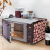 Dream Care Stylish Print Microwave Oven Cover Full Closure | New Designing Oven Cover Suitable for All Models - Multicolour SA60