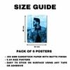 The k-Fandom Store The Weeknd Posters Pack of 6 A4 Size (21x30 cm) 300 GSM Cardstock with Matte Lamination | Aesthetic Wall Decor for XO | Music Room Posters | Fan Art Prints | Gift for The Weeknd's Fans (Weekend)
