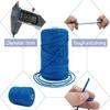 Craft Affair | PP Rope/Nylon Rope 3mm Braided Cord (100m) for Jewellery & Bracelet Making Macrame Cord - Leaf Green