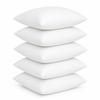EMBROCO Cushion Set | Premium Soft Microfiber Cushion Filler Pack of 5 | Sofa Cushion, Cushion for Living Room, Cushions. Cushion