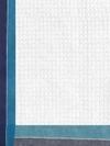 Athom Trendz Waffle Border White Cotton Bath Towel 75 x 150 cm (Pack of 5) ATZ-BT-A-C5