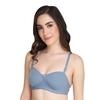 Liigne Women Half Cup Padded Bra (Pack Of 2) - Made of Pure Cotton Full Coverage Non Wired Pushup Soft Cup for T-Shirt Saree Dress Sports Garment for Daily Use Everyday