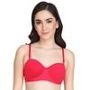 Liigne Women Half Cup Padded Bra (Pack Of 2) - Made of Pure Cotton Full Coverage Non Wired Pushup Soft Cup for T-Shirt Saree Dress Sports Garment for Daily Use Everyday