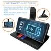 A D Enterprises Glitter Flip Cover for Lava O1 4G | Magnetic Case | Shock Absorbent | Flip Cover Lava O1 4G