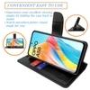 A D Enterprises Net Black Flip Cover for Oppo A58 4G | Magnetic Case | Shock Absorbent | Flip Cover Oppo A58 4G