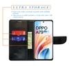 A D Enterprises Pink Dot Flip Cover for Oppo A79 5G | Magnetic Case |  Shock Absorbent | Flip Cover Oppo A79 5G