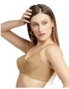 DAISY DEE Women's Cotton Non Padded Seamed Full Coverage Bra - (Skin, 40C)