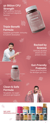 Healthcom Gut Sync (Probiotics) Capsules | 60 Capsules | Supports Gut Health, Digestion & Immunity