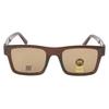 David Martin sunglasses for men & women Brown pack of 1