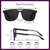 David Martin sunglasses for men & women Black pack of 1