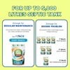 Bioclean Septic Organica Bioclean Septic Tank Cleaner | Odour Removing Effective Bacteria Powder |Reduces Sludge Build-up |Easy to use | Safe for all pipes and drains | Eco-Friendly | Available in Pack of 1 (250 gm)