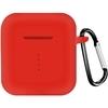 Brain Freezer Front & Back Case for Boat 141 / 148 Silicon Airdopes TWS Cover Earbuds Not Included (Only Cover) (Red)