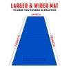 PowerMax Fitness YE6-1.1-BL 6mm Thick Premium Exercise Yoga Mat for Gym Workout [Ultra-Dense Cushioning, Tear Resistance & Water Proof] Eco-Friendly Non-Slip Yoga Mat for Gym and Any General Fitness