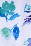 Parda Online Blue, White Polyester Printed Eyelet Floral Window and Door Long Curtain 9ft, (Pack of 2)