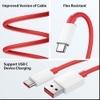 Hespa USB to Type C with Warp SuperVooc Dash for OnePlus 13 13R 12 12R 11 Series 10 Pro 10R 10T 9RT 9R 8T 8R 7 7T 6 6T Nord