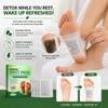 HESPA Overnight Deep Cleansing Foot Patches with Ginger Oil for Relaxation 10 Pieces