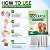 HESPA Overnight Deep Cleansing Foot Patches with Ginger Oil for Relaxation 10 Pieces