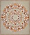 UniqChoice 100% Cotton Beige Color Printed Traditional Double Bedsheet With 2 Pillow Cover(229_Beige_89)