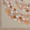 UniqChoice 100% Cotton Beige Color Printed Traditional Double Bedsheet With 2 Pillow Cover(229_Beige_89)