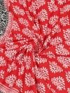 UniqChoice Red Color 120 TC 100% Cotton Double Bedsheet With 2 Pillow Cover(251_89)