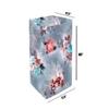 MAHAL CREATION Cooler Cover Compatible For Bajaj TC2008 26L Personal Tower Air Cooler Waterproof, Dustproof, Size (HxWxD) 101.6X44.45X44.45 Cm, Grey Flower.