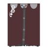 MAHAL CREATION Top Load Fully-Automatic Washing Machine Cover Suitable for Lg 8 KG (T80SJBK1Z) Coffee Colour.