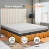 RESTOFIT Premium 3-Layer Orthopedic Mattress | 75x72x6 Inches King Size Mattress 6" Thickness | NextGen Cool-Tech Memory Foam Mattress | Viscose Cotton Zipper Cover 11 Years Warranty Vacuum Packaging
