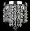 Crysta World Multicolour K9 Crystal Chandelier (9 Watt)