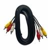 Upix 3RCA Male to 3RCA Male Audio Video Cable 2.7 Meters (8.86 Feet) Compatible for TV, LCD, LED, Set Top Box, DTH, DVD, VCR