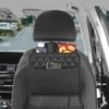 HUUSO Car Seat Back Pocket, Beige Multi-functional Storage Bag, Trash Can, Waterproof, Stain Resistant, Convenient Goods, Space Saving Compatible with Audi S6