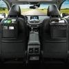 HUUSO Car Seat Back Pocket, Beige Multi-functional Storage Bag, Trash Can, Waterproof, Stain Resistant, Convenient Goods, Space Saving Compatible with Audi S6