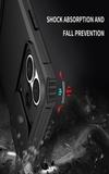 SHIELDTECH Back Cover Case for Apple iPhone 16 | Sliding Camera Shield | Black Stereoscopic Stand | 360 Degree Protection Mobile Phone Case Cover for i Phone 16 / i Phone16 | PC, Black