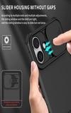 SHIELDTECH Back Cover Case for Apple iPhone 16 | Sliding Camera Shield | Black Stereoscopic Stand | 360 Degree Protection Mobile Phone Case Cover for i Phone 16 / i Phone16 | PC, Black