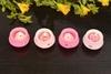 CraftVatika Multicolor Wax Matki Candles 6.5 x 5 cm (Pack of 4)