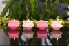 CraftVatika Multicolor Wax Matki Candles 6.5 x 5 cm (Pack of 4)