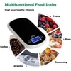 Hoffen KD-601, 5 kg Digital Kitchen Weighing Scale| Food Weight Machine for Kitchen & Health, Black