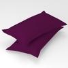 Homefab India 144 TC Microfiber Single Bedsheet with 1 Pillow Cover - Maroon, Floral