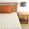 Homefab India 144 TC Microfiber Double Bedsheet with 2 Pillow Covers - Orange