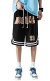 LOTHRIC Men's Shorts (M, Black)