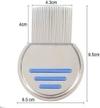 D-Top Nit Free Terminator Lice Comb, Professional Stainless Steel Louse and Nit Comb ()