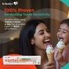 Vantej Toothpaste for Sensitive Teeth, Dentist recommended, 100g, white