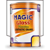 Magic Paints Enamel Paint Smooth Gloss Finish, Durable & Weather-Resistant Coating for Wood and Metal Ultra White 1l