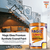 Magic Paints Enamel Paint Smooth Gloss Finish, Durable & Weather-Resistant Coating for Wood and Metal Ultra White 1l