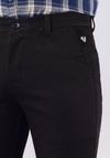 VILLAIN Men's Slim Fit Cotton Stretchable Trousers - Brown