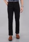 VILLAIN Men's Slim Fit Cotton Stretchable Trousers - Brown